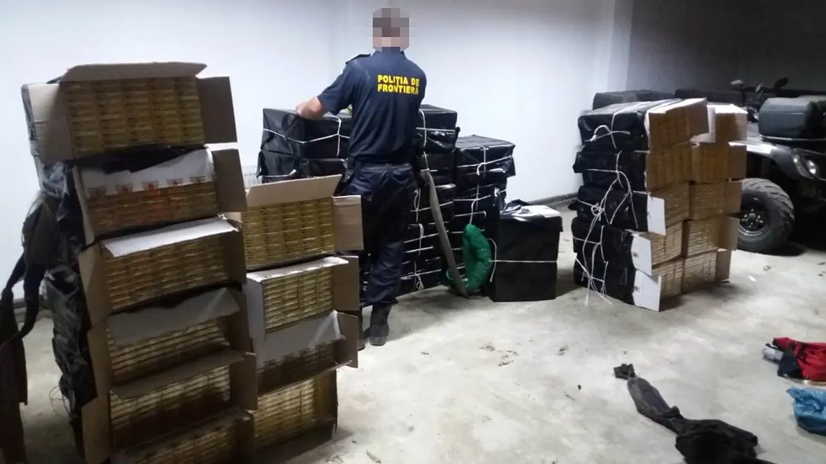 21.000 de pachete cu țigări, confiscate la frontiera de nord
