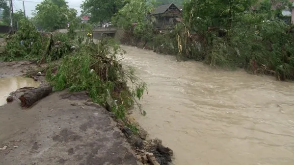 Cod portocaliu de inundații în județul Satu Mare