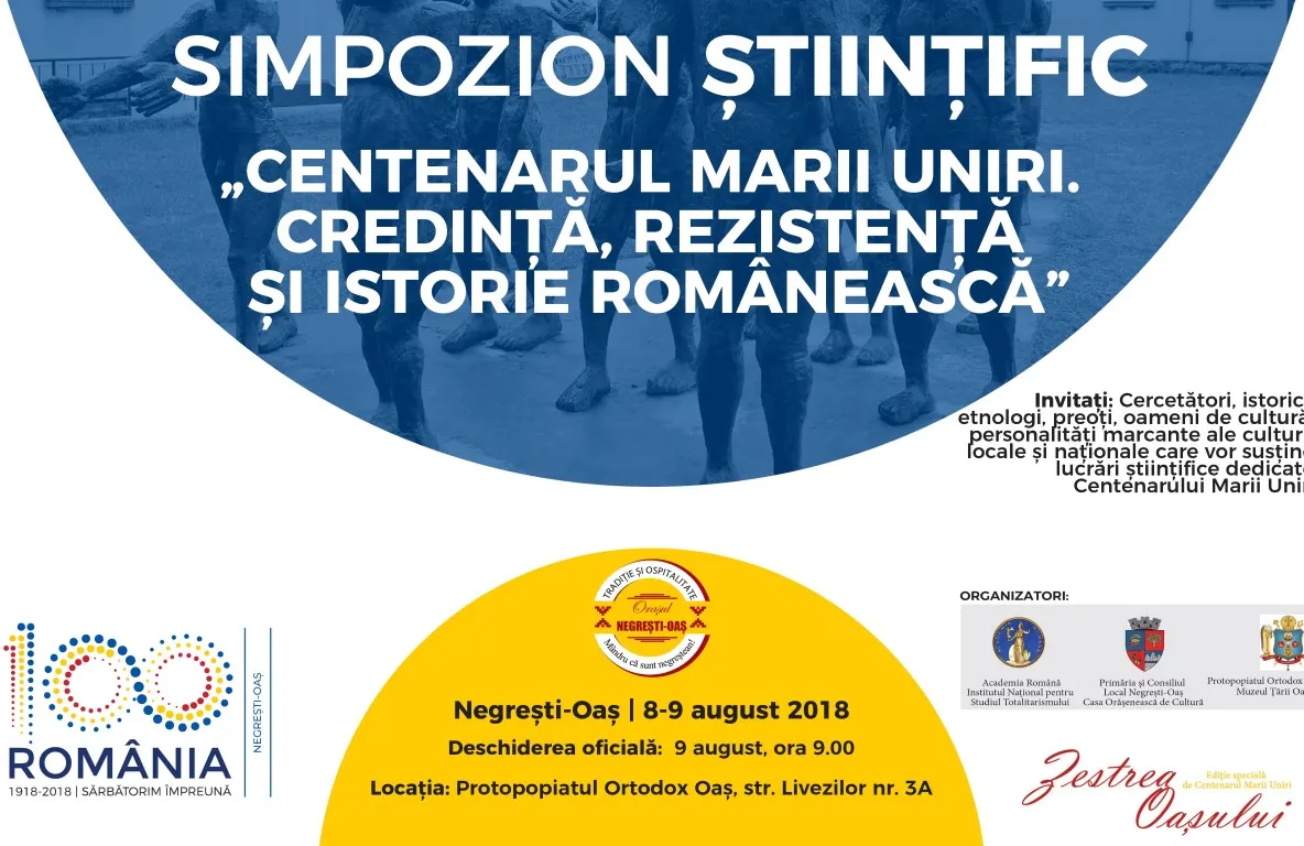 Simpozion în cinstea Centenarului Marii Uniri, la Negrești Oaș