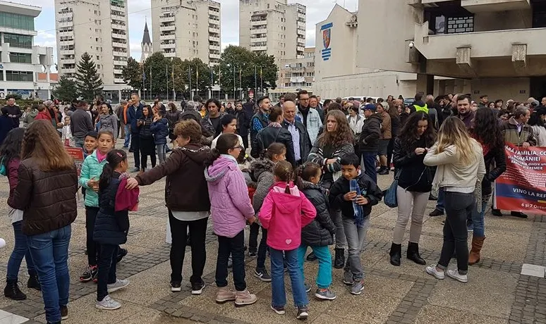 Manifestare pentru referendum, la Satu Mare