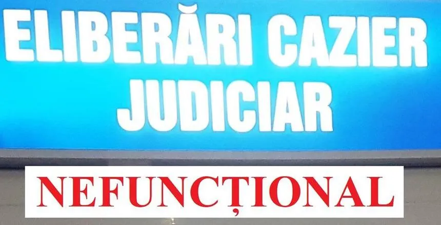 Problemele la Sistemul Informatic al Cazierului Judiciar Român au fost remediate