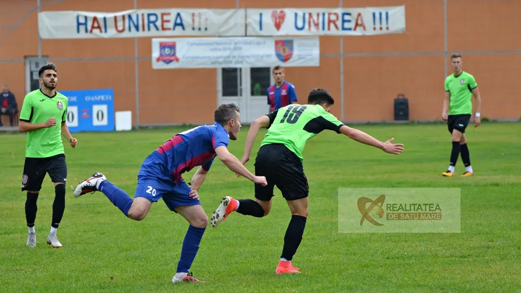 Liga 3 | Unirea Tășnad a obținut un rezultat de egalitate pe finalul meciului cu CFR Cluj II