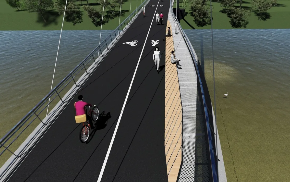 Primăria Satu Mare se pregătește să construiască podul pietonal peste Someș