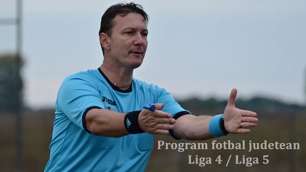 Programul și arbitrii delegați la meciurile din Liga 4 (etapa 6) și Liga 5 (etapa 5)