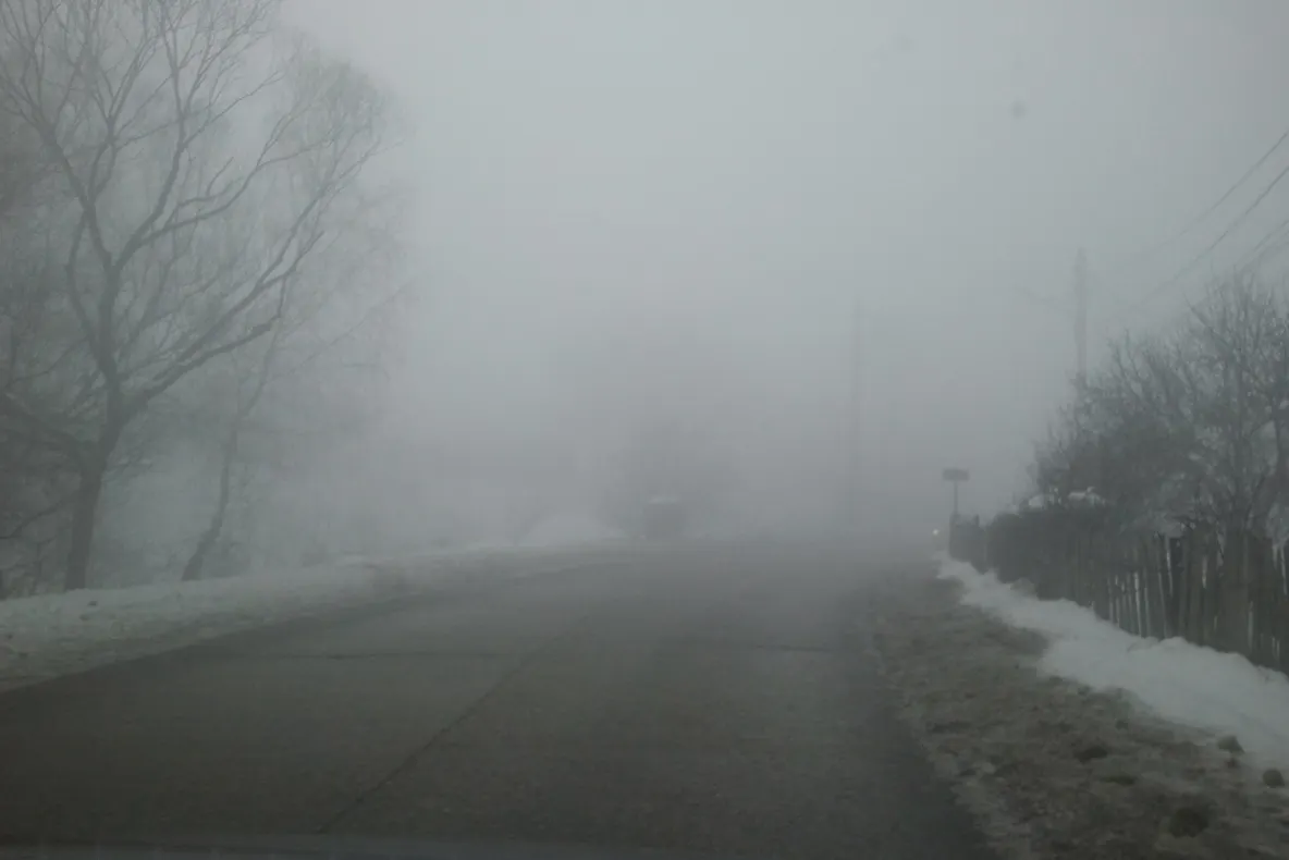 Cod galben de ceață în Satu Mare
