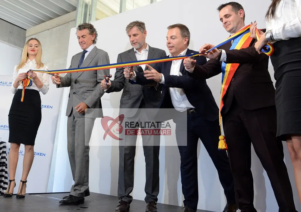 Alu Menziken a inaugurat cea mai modernă fabrică de extrudare de aluminiu și topitorie din județul Satu Mare