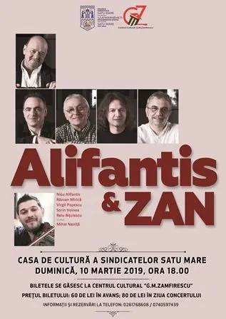 Concert Alifantis &amp; Zan, la Centrul Cultural ”G.M. Zamfirescu”