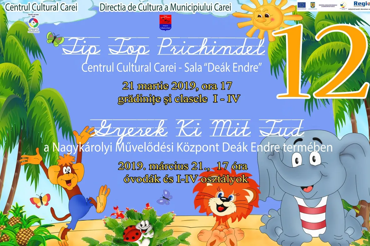 Cea de-a XII-a ediție a concursului de talente Tip Top Prichindel, la Carei