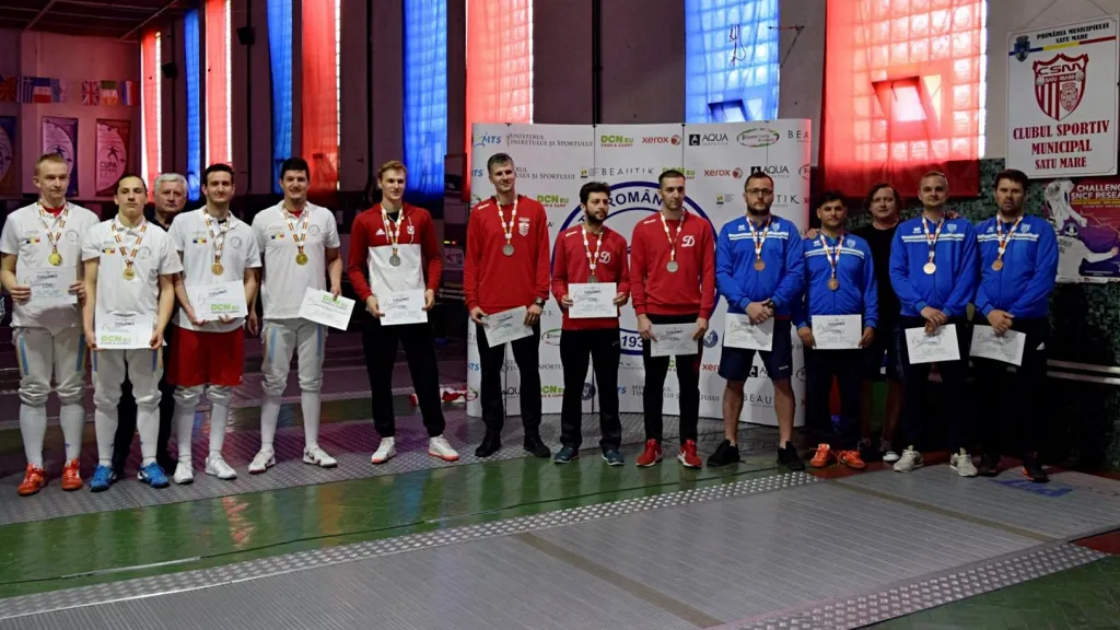 Spadă | CSM Satu Mare a câștigat titlul național la spadă masculin