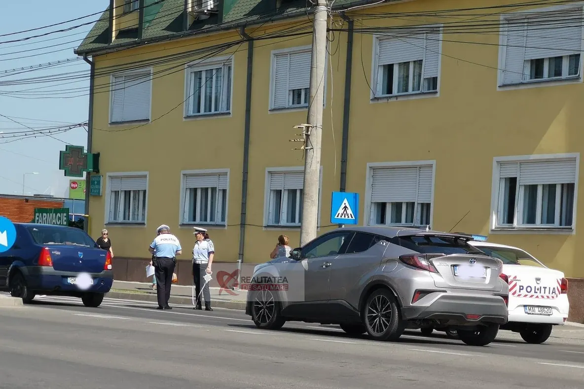 Adolescent lovit pe o trecere de pietoni din municipiul Satu Mare