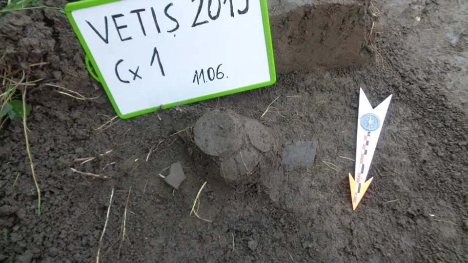 Ceramică veche de 1700 de ani, descoperită la Vetiș