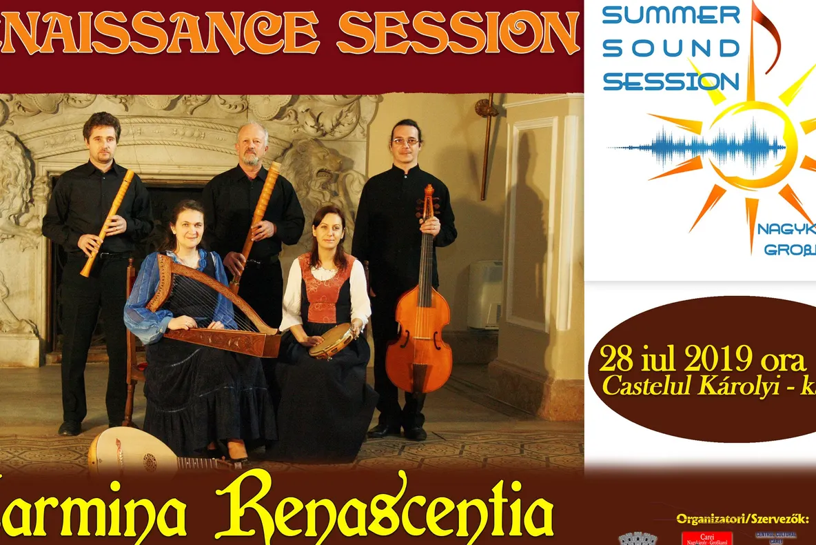 Concert de muzică veche cu formația Carmina Renascentia, la Castelul din Carei