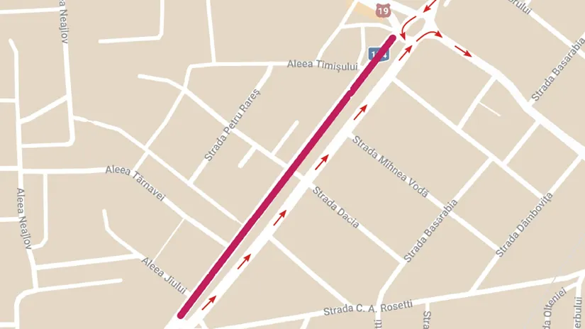 Bulevardul Cloșca din municipiu se închide parțial