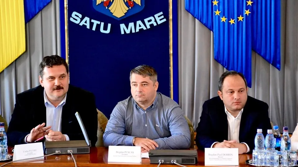 Președintele ANAP, Bogdan Pușcaș, în ședință de lucru la Satu Mare