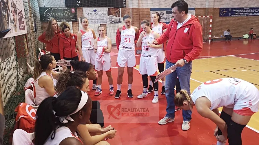 Baschet | CSM Satu Mare a câștigat în deplasare la CSU Rookies Oradea