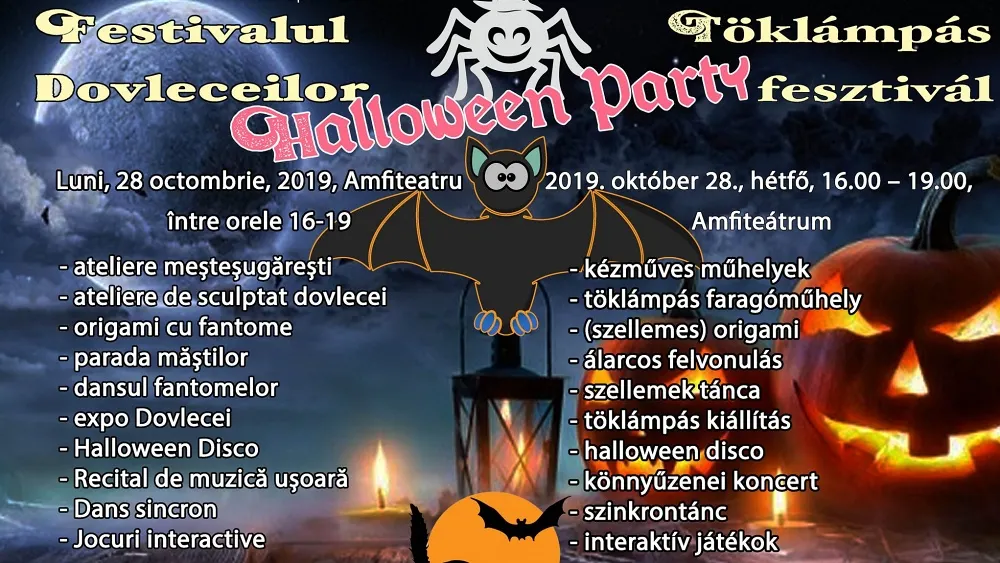 Festivalul Dovleceilor și Halloween Disco, la Carei