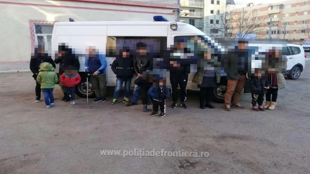 14 migranți din Siria și Irak, reținuți de polițiștii de frontieră sătmăreni