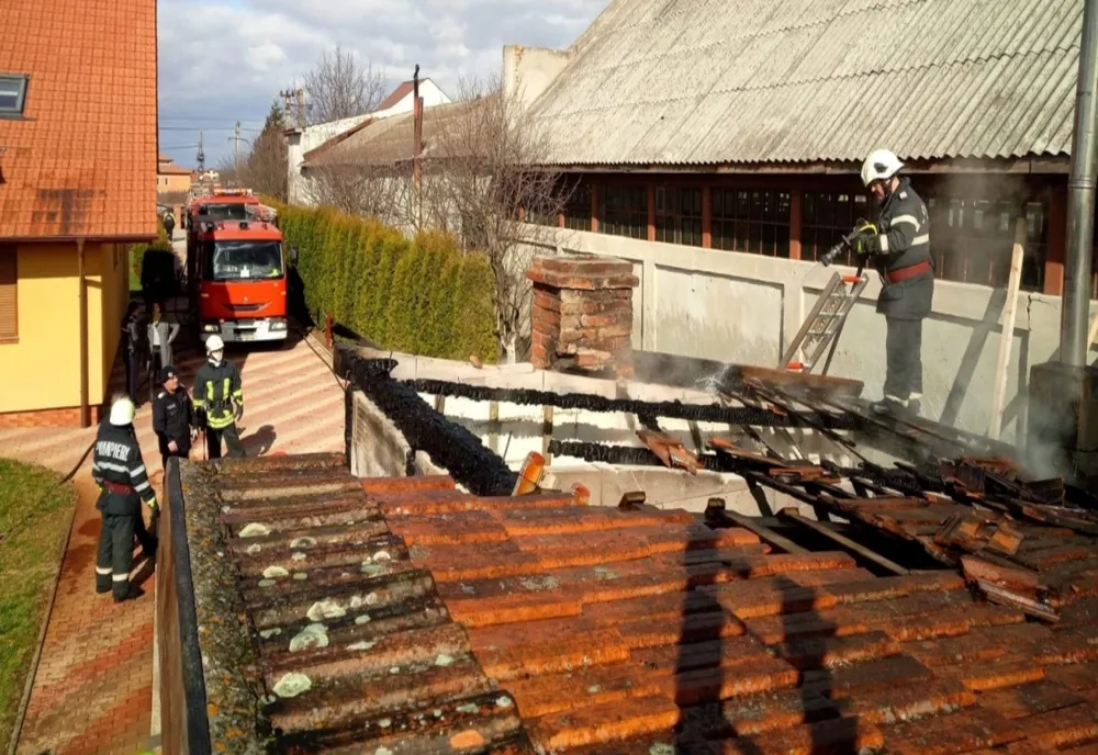 Incendiu într-o gospodărie din Odoreu