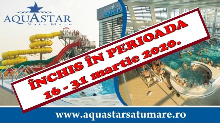 Ștrandul Aquastar din municipiul Satu Mare se închide