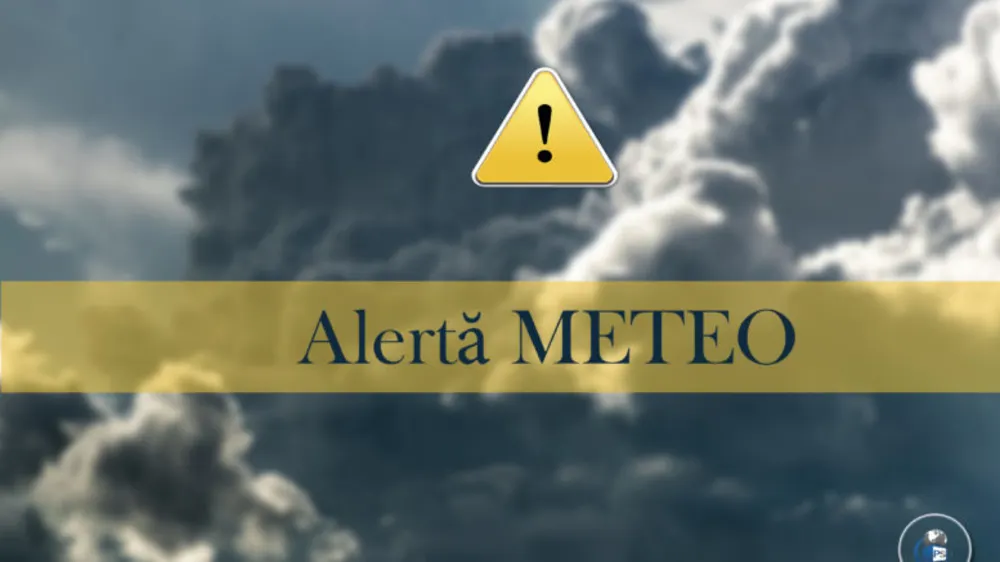 Alertă ANM | Cod galben de grindină de mici dimenisiuni și descărcări electrice