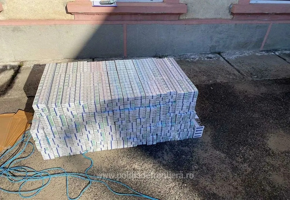 (FOTO/VIDEO) Sătmărean, prins cu 6.700 de pachete de țigări de proveniență ucraineană