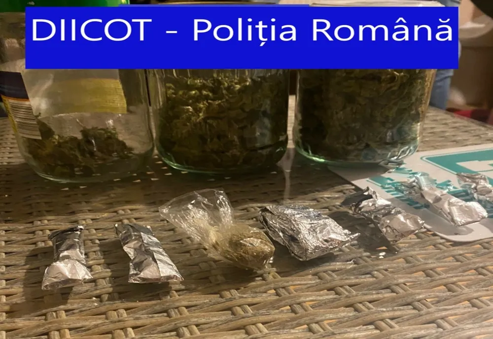 FOTO: Tânăr sătmărean, prins în flagrant în timp ce vindea droguri! A fost reținut și riscă să ajungă după gratii