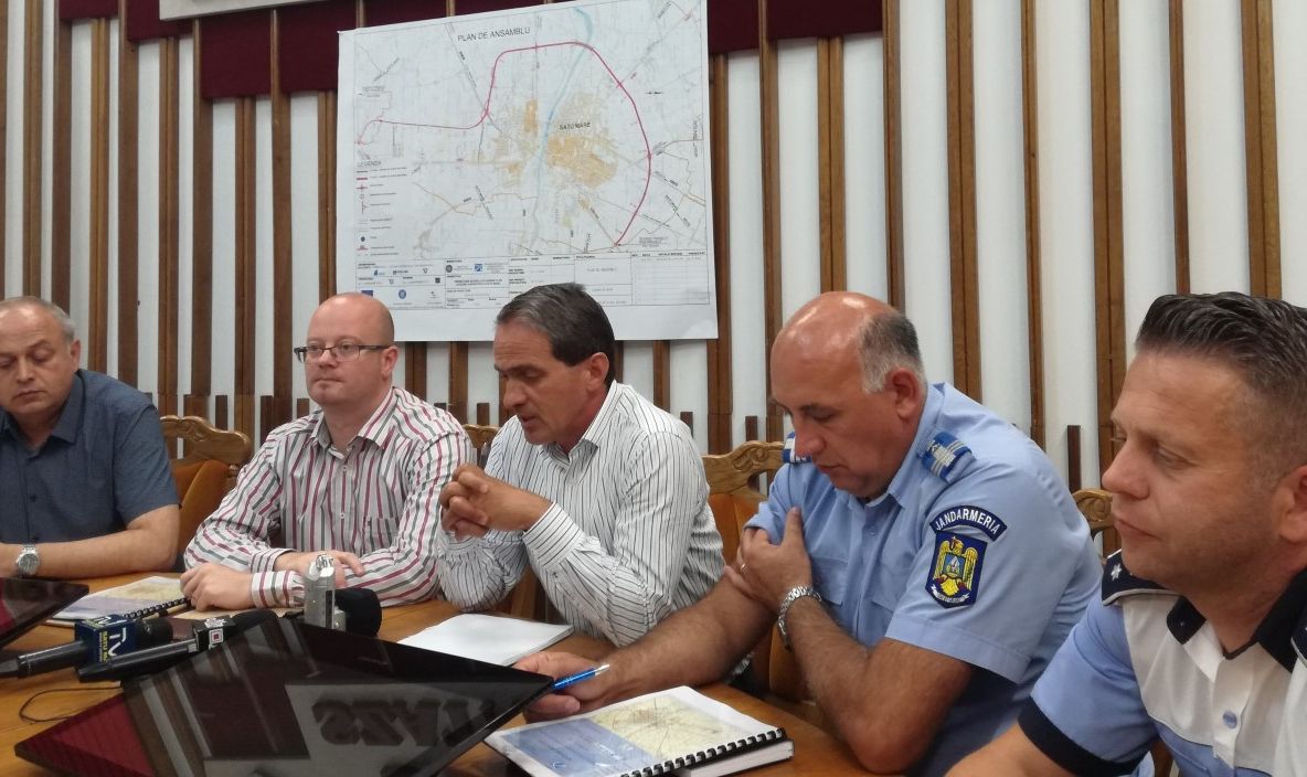 Au început lucrările la Centura Sătmarului și podul peste Someș