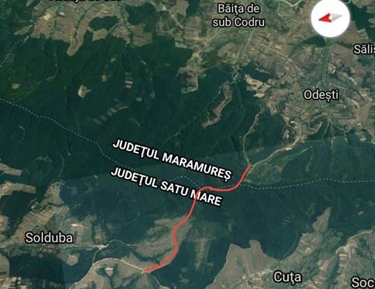 Drum de legătură între satele codrenești din Satu Mare și Maramureș