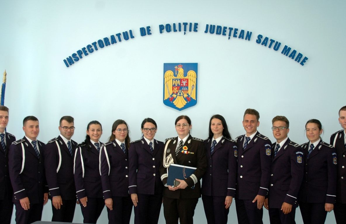 Unsprezece agenţi noi, la Poliţia Satu Mare