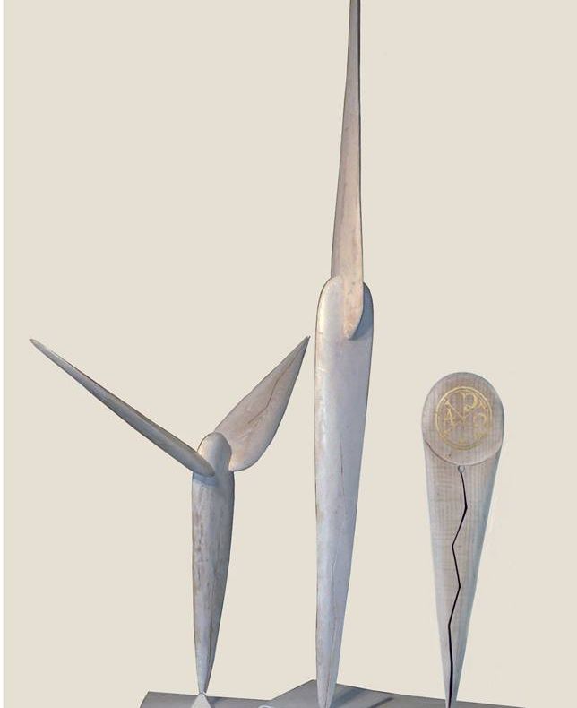 Lucrarea ”Înger, Heruvim Serafim” a artistului Vasile Pop-Negreşteanu, expusă la Muzeul Judeţean Satu Mare