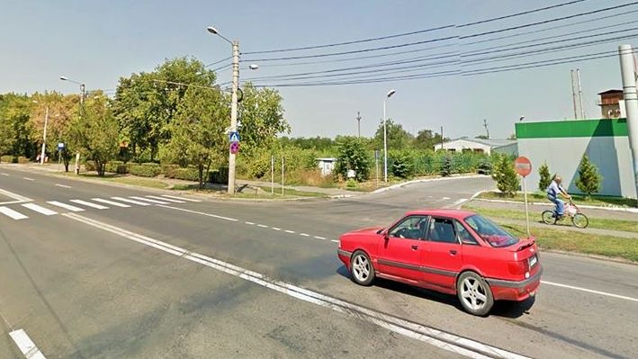 Trotuarul din fața Satu Mare Shopping City, închis temporar