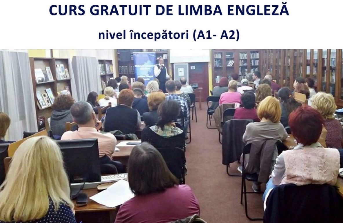 Cursuri gratuite de limba engleză, la Biblioteca Județeană Satu Mare