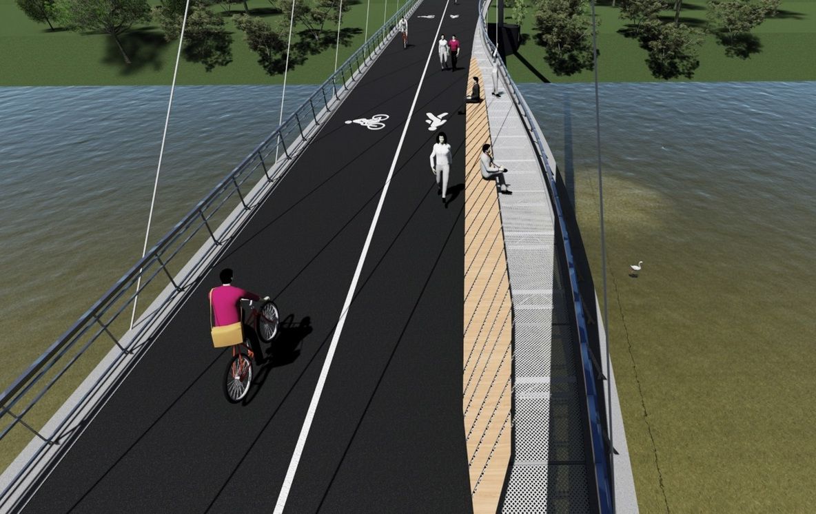 Primăria Satu Mare se pregătește să construiască podul pietonal peste Someș