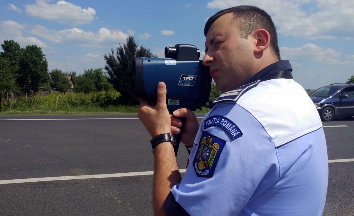 Sătmărean prins gonind pe DN 19