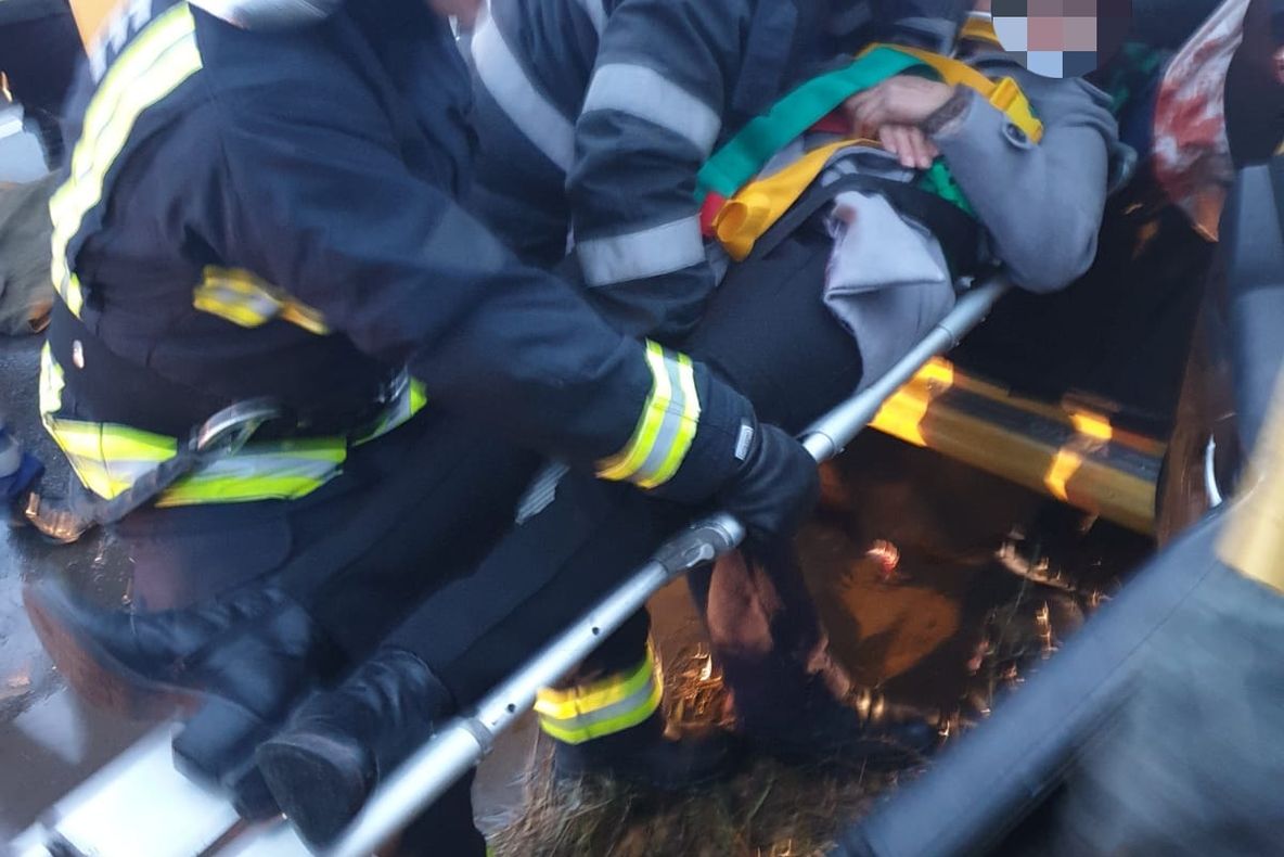 Accident în Certeze. Bărbat rănit grav