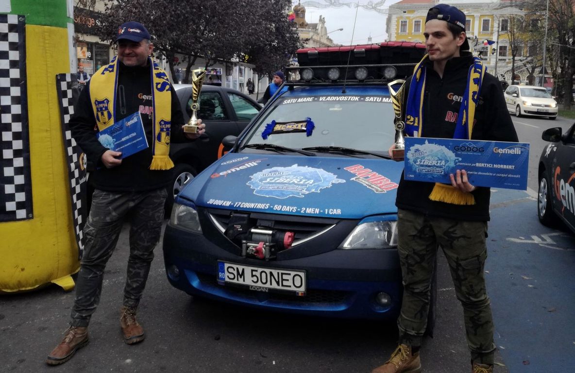 Aventurierii Bertici au ajuns acasă, după 42 de zile și peste 29.000 de kilometri