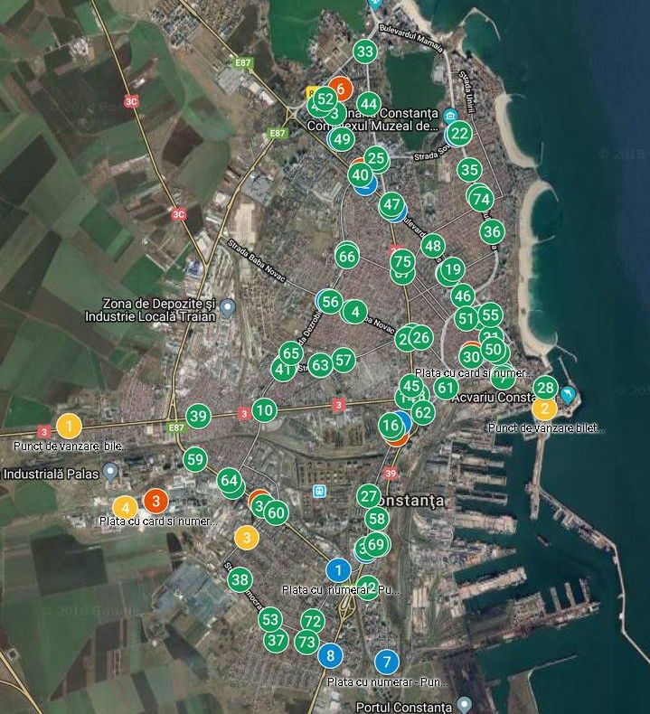 Halmeu, singurul punct de trecere a frontierei din țară marcat cu roșu