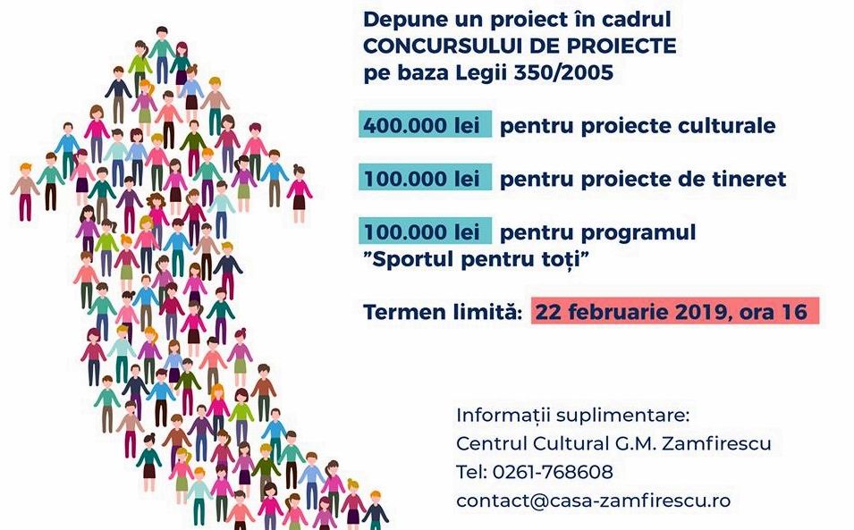 Vrei să organizezi un eveniment în oraș? Ai o idee care crezi că merită susținută? Aplică
