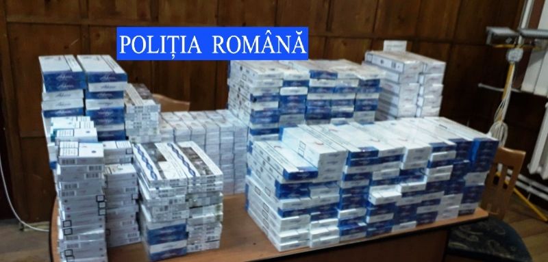 Ucrainean prins cu peste 150.000 fire țigarete de contrabandă, în Halmeu