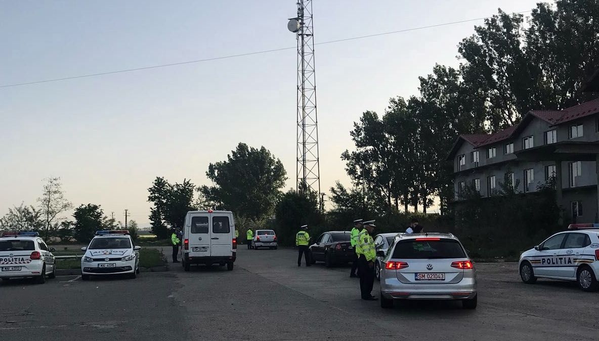 Razii de amploare ale polițiștilor sătmăreni. Sute de mașini trase pe dreapta