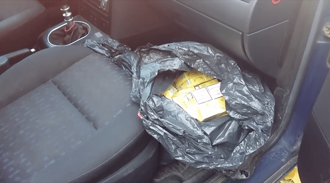 Bărbat prins cu țigări de contrabandă