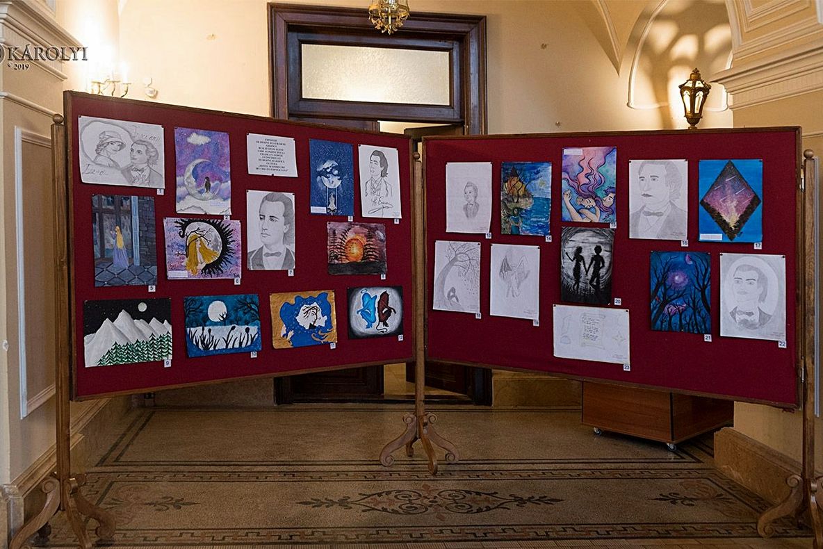 Expoziție de desene și grafică cu tema ”Motive și simboluri din creația Eminesciană”, la Castelul din Carei