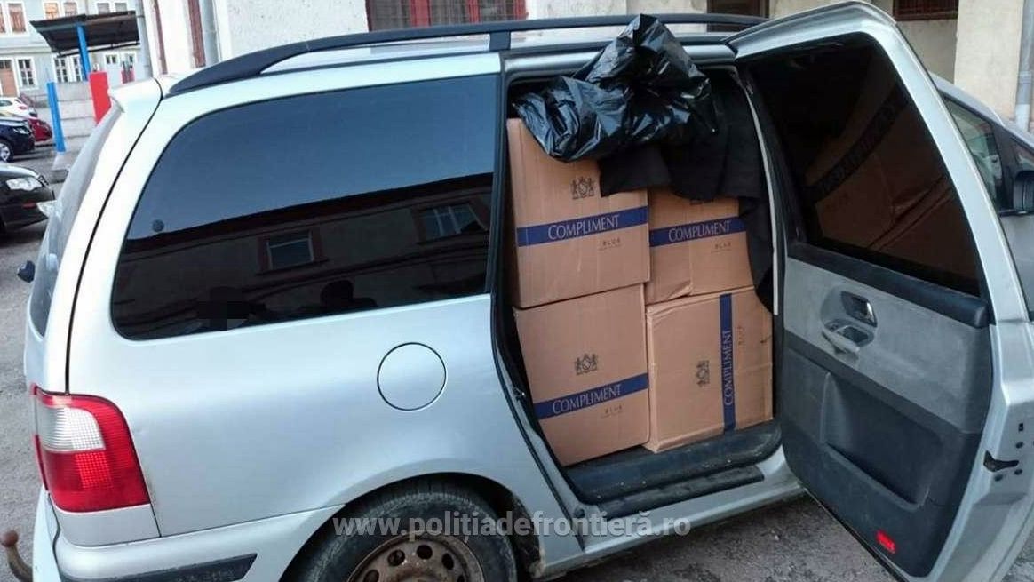 Captură impresionantă de țigări de contrabandă realizată de polițiști
