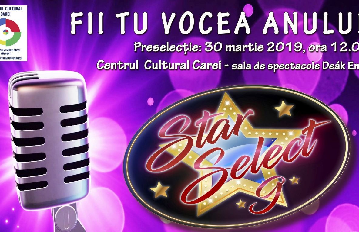 Se caută cea mai bună voce. Ediția a noua a concursului de muzică  ușoară „Star Select”