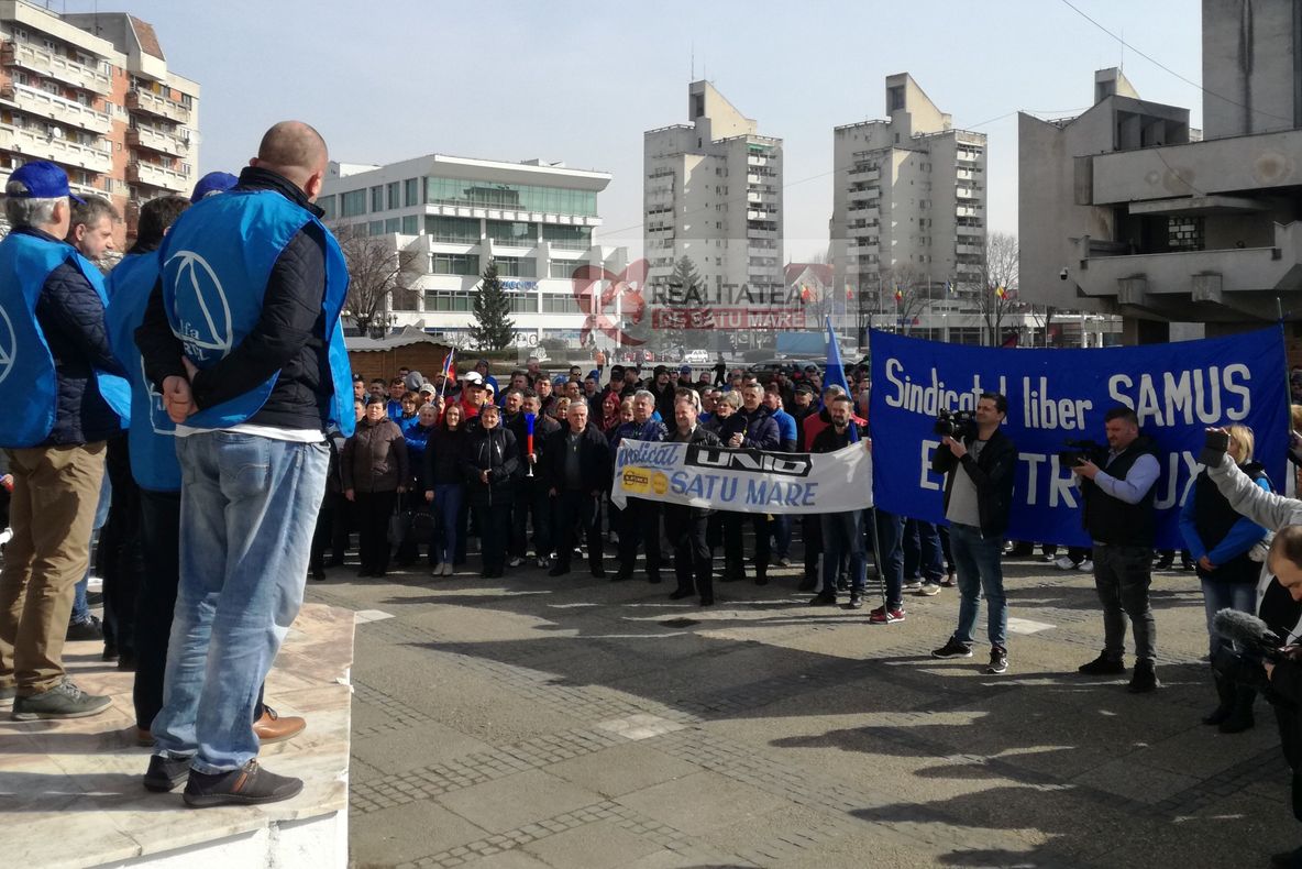 Marșul de protest s-a încheiat. Prefectul a promis că va solicita o nouă întâlnire cu conducerea Electrolux