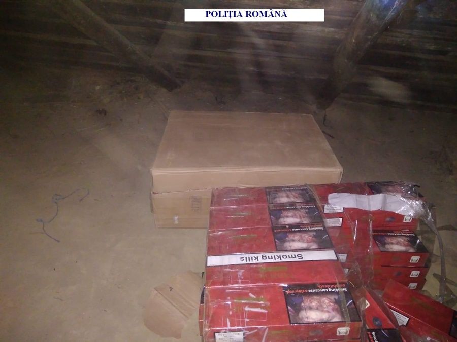 Contrabandă de țigări cu Porsche Cayenne, la Satu Mare