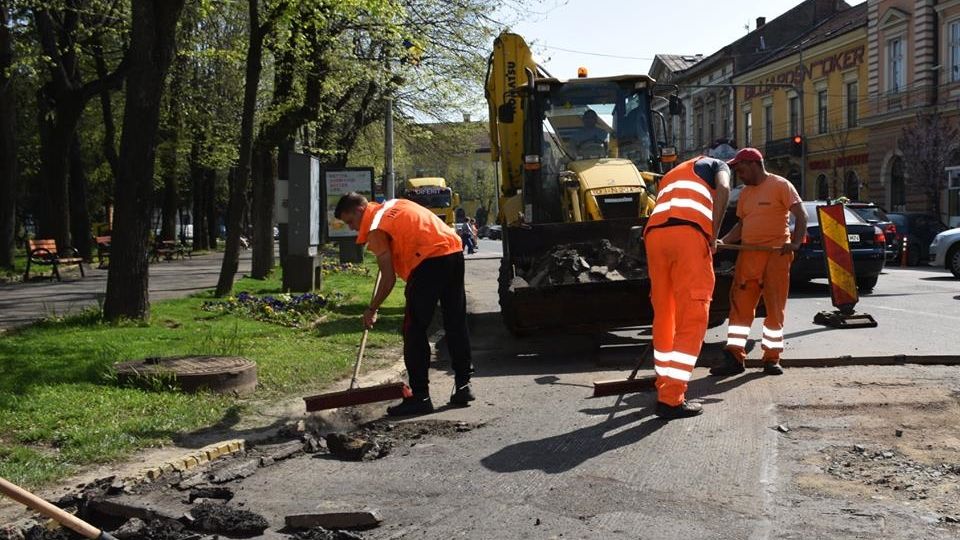 Strada Cuza Vodă din municipiul Satu Mare intră în reparații