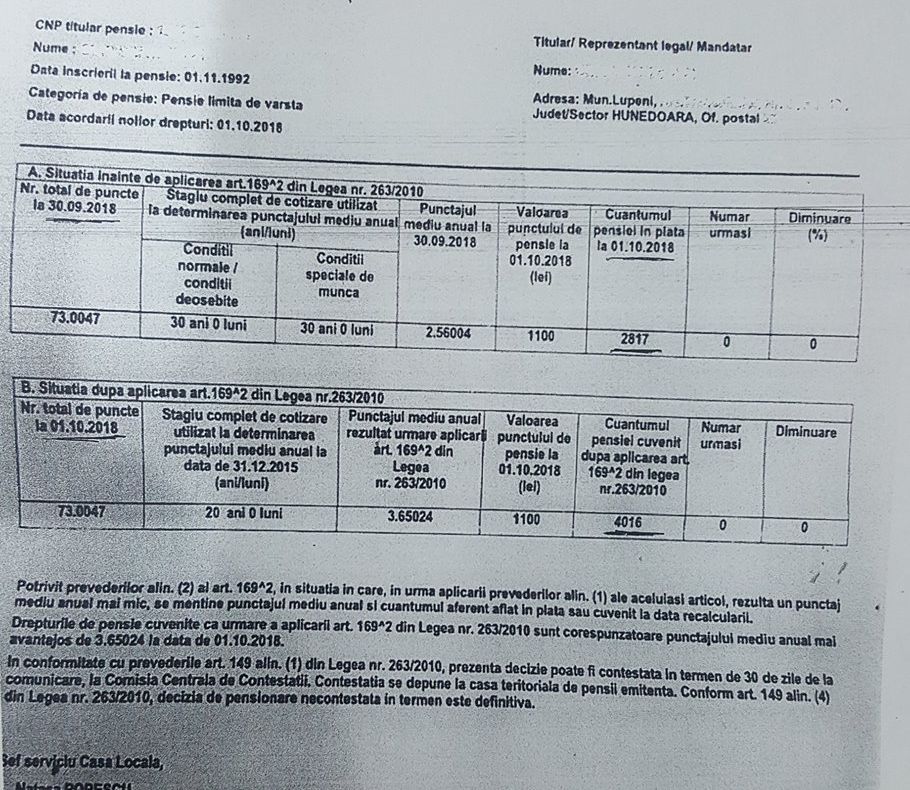 Pensionarii vor primi pensiile recalculate din această lună