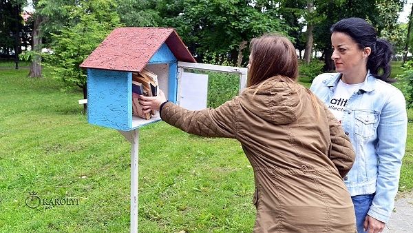 La Carei a fost relansat proiectul de lectură în aer liber „Cuibul de cărți”