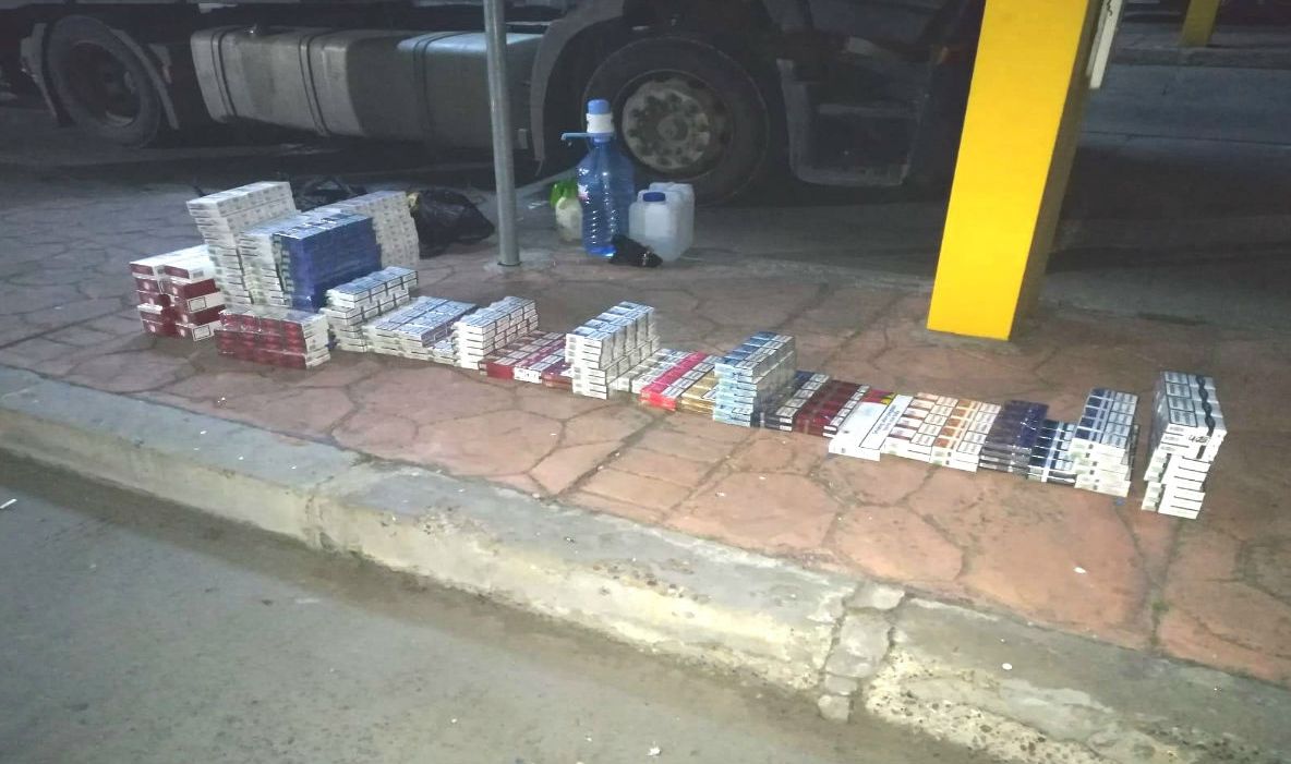Captură impresionantă de țigări de contrabandă